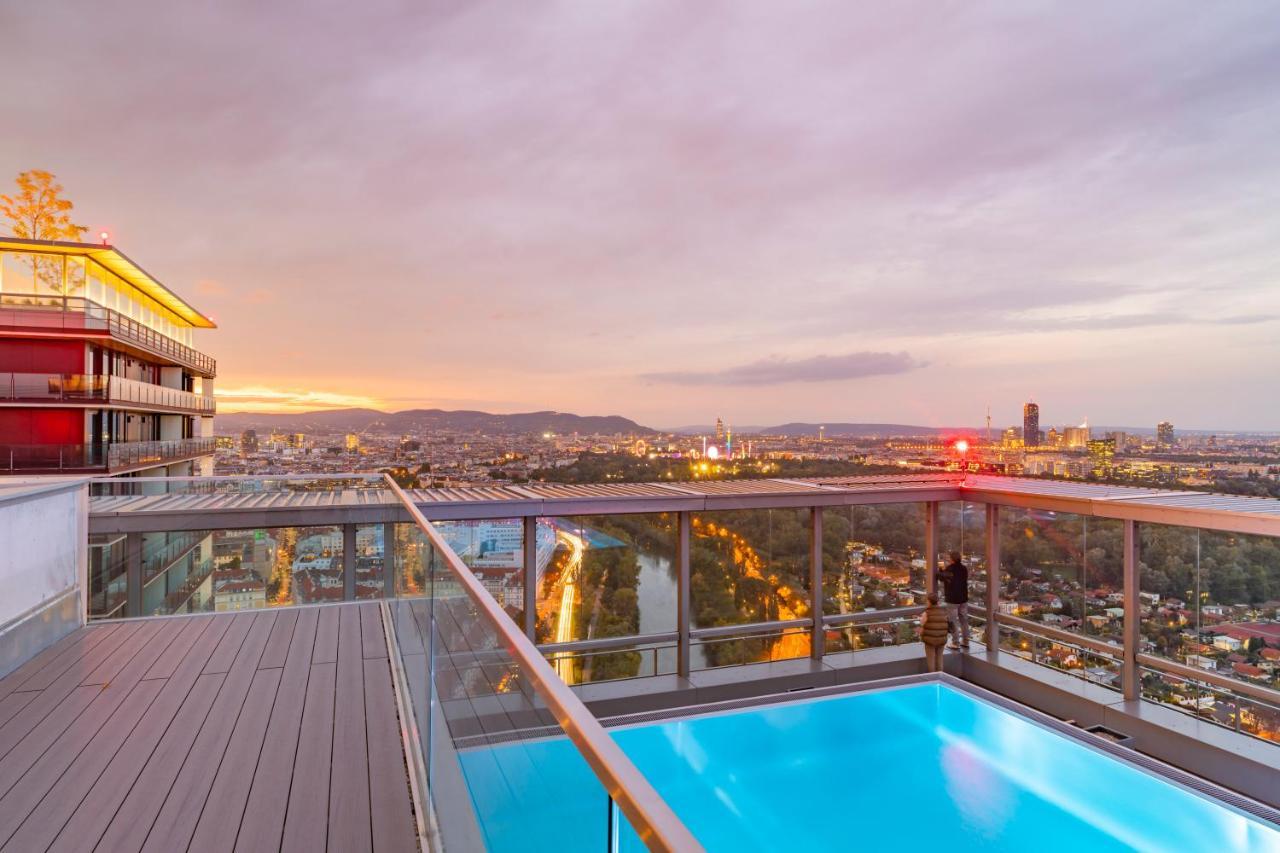 Triiiple Tower Dream Apartments With Rooftop-Summer-Pool Vienna Exterior photo